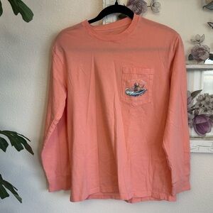 Lauren James Peach Long Sleeve Dog Paddle Champ Tee
